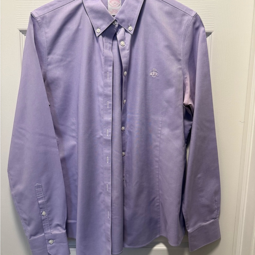Men's Purple Button-Down Shirt